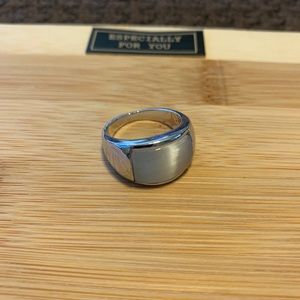 Cute white costume ring